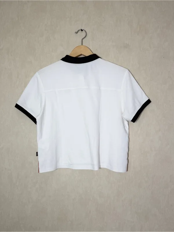 REI Co-op + Outdoor Afro Women’s Polo Shirt Shortsleeve in White M - Image 4