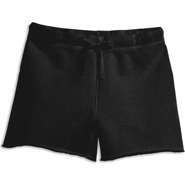 Frank & Eileen Pearl Favorite Sweatshorts Black Cotton Raw Hem LAB635TF - Image 2