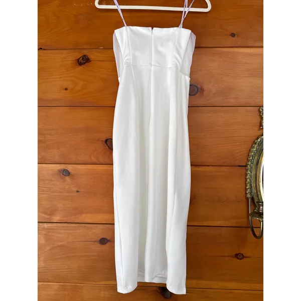 NWOT Lulus Loving the Feeling White Strapless Bodycon Dress Wedding Party XS - Image 6