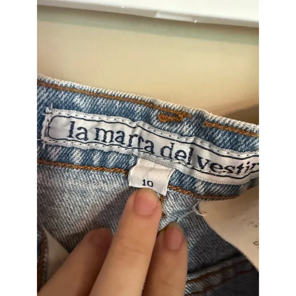Vintage Forrestel High Waisted Denim Shorts Light Wash 90s‎ Mom Jean Shorts 10 - Image 3