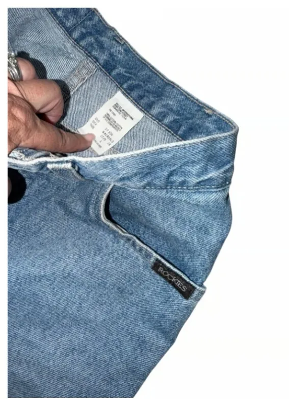 Vintage Authentic Rockies Juniors jeans stars large 90s - Image 3