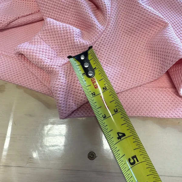 BCBGeneration Lena Coral Pink Textured Waffle Knit Shorts‎ Size 6 YXQ7C650-Q6W - Image 11
