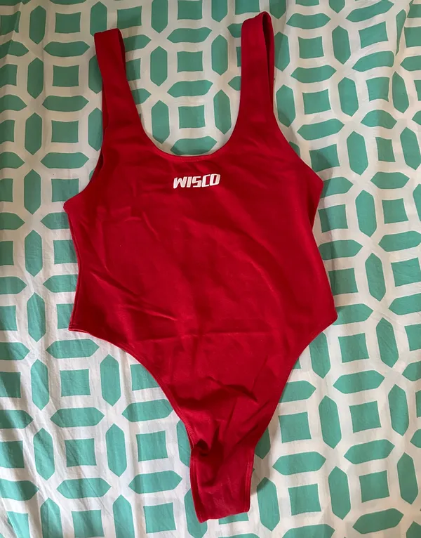 wisconsin bodysuit Red Size M - Image 2