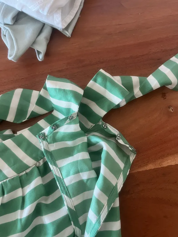 Portrait of a Girl Silk Striped Blouse - Image 3