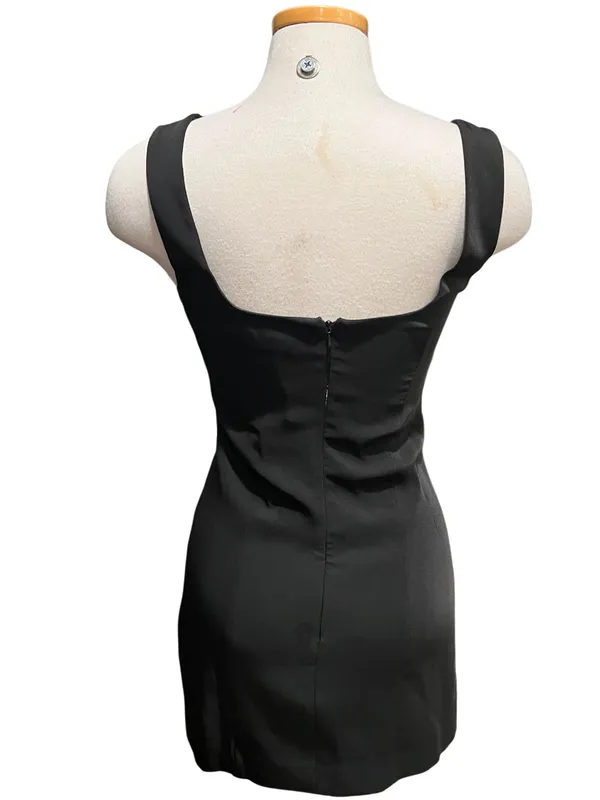 MESHKI Nikki black mini dress Size Medium NWT - Image 9