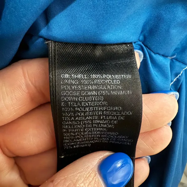 Women's The North Face TNF 700 Fill‎ Nuptse 2 Down Gray Puffer Jacket Size XS - Image 8