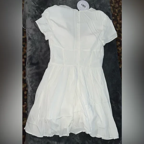 Princess Polly Pasque Mini Dress in White Size 6 New with tags - Image 6