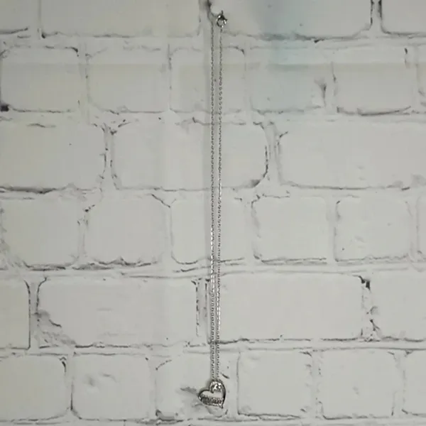 New silver toned Mom heart‎ necklace - Image 3