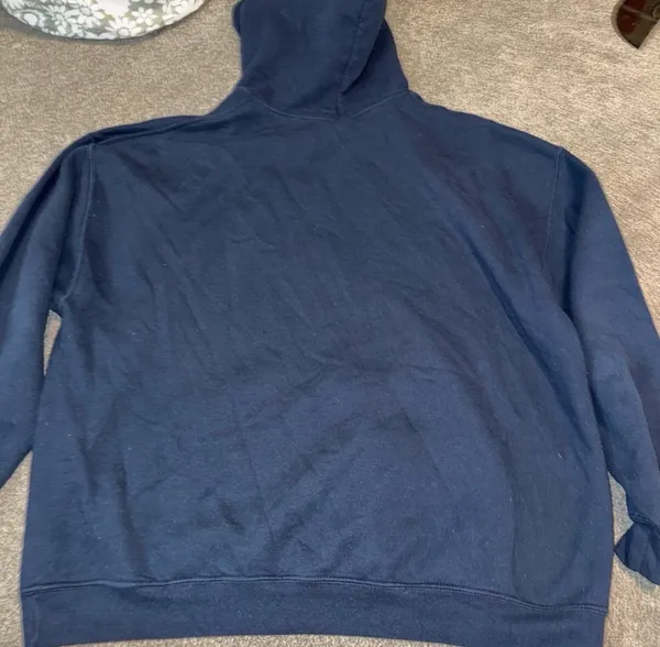 Gildan Navy Virginia Beach Hoodie - Image 3