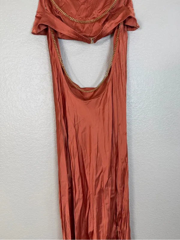 LPA Revolve Adellum Maxi Dress in Copper size XS $248 - Image 14