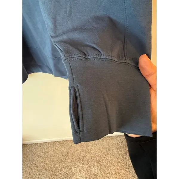 Earth Yoga Long Sleeve Pullover Oversized Sweatshirt Blue Women's Size Large - Image 3