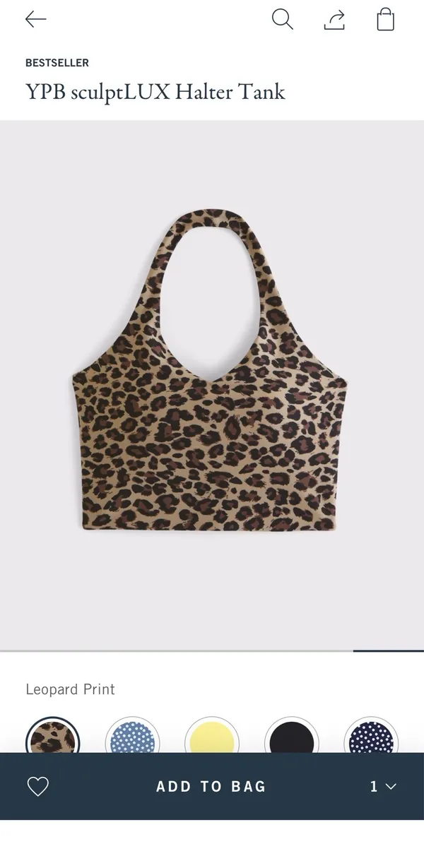 Abercrombie YPB sculptLUX Halter Tank - Image 4