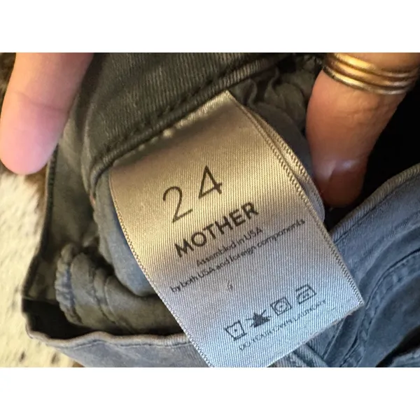 Mother Denim High Waist Mini Skirt In Sexy Just Walked Into Town Size 24 - Image 5