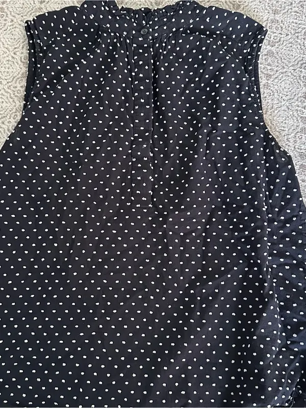 Ann Taylor Sleeveless Polka Dot Top - Image 2