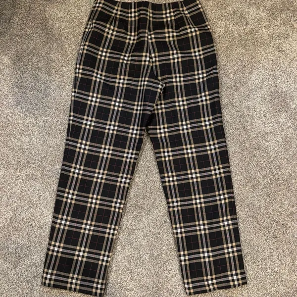 Talbots Women's Plaid Trousers Pants Size 12 - Image 4