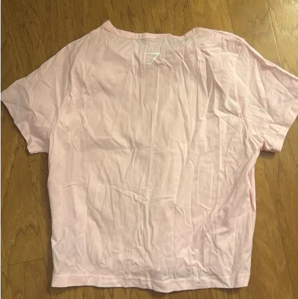 New Gymshark ITS GIVING GYM BABY T-SHIRT Pink Women’s Size Large - Image 4