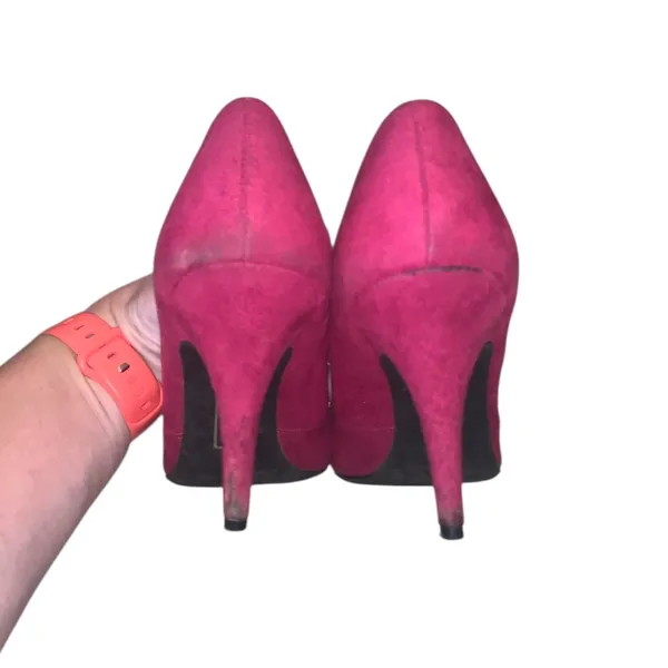 Christian Siriano Hot Pink Women's Heels Pointy Toe 6 - Image 5