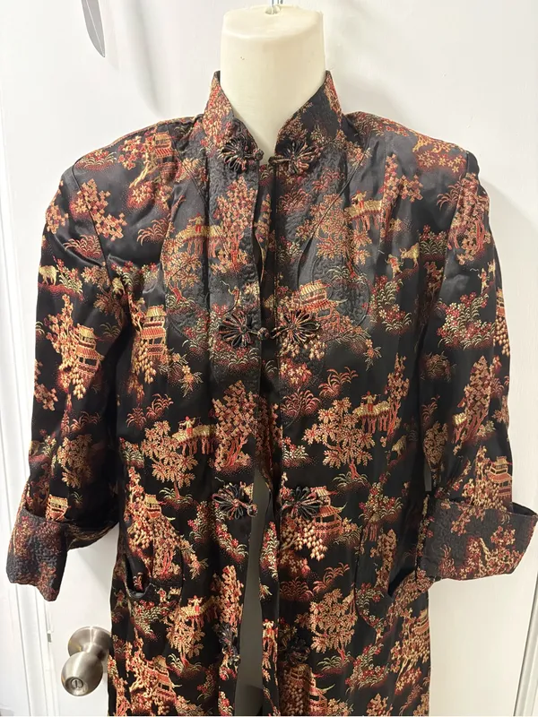 90s Shanghai duster jacket Black - Image 5
