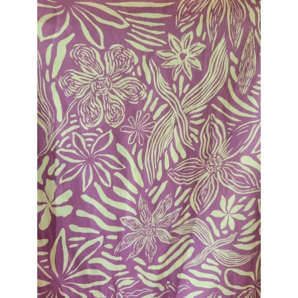 NEW free people sz 10 purple floral high waist slit skirt mulberry floral maxi - Image 4