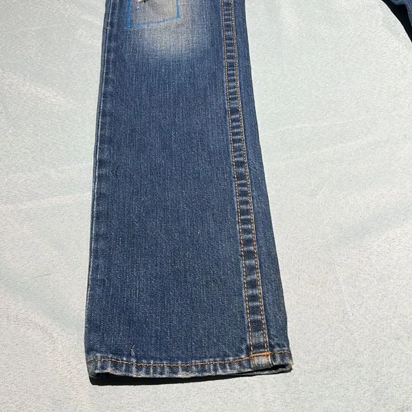 True Religion Boys Jack‎ Distressed Straight Jeans Mid Rise D29 - Image 5