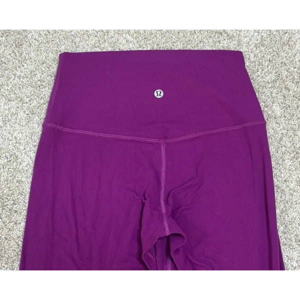 Lululemon Align High Rise Leggings Vivid Plum Purple Full Length 25” Size 4 - Image 9