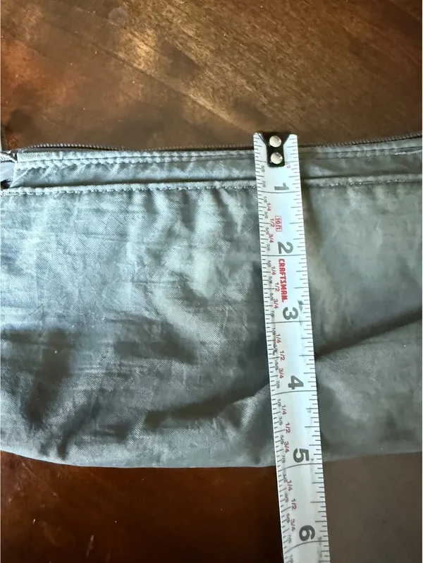 Baggallini Gray Wristlet Organizer with Yellow Interior - Image 9