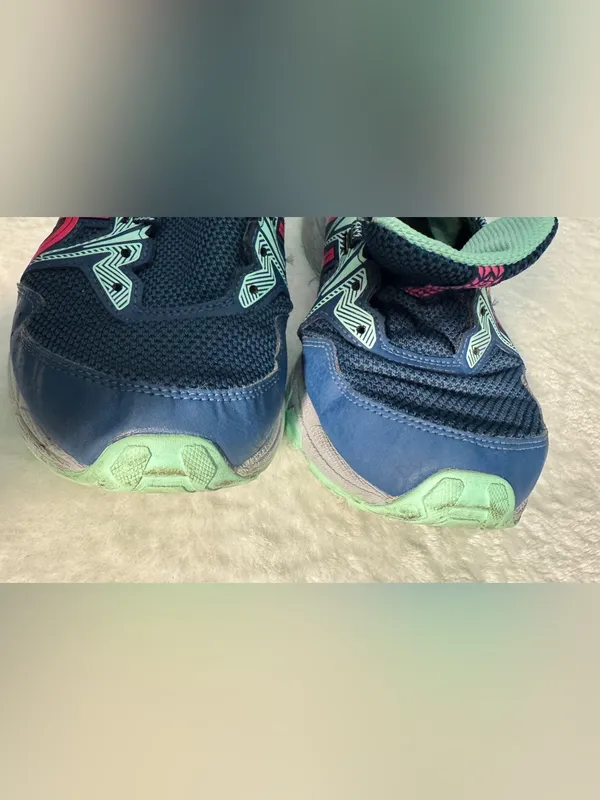 ASICS Gel-Venture 8 Trail Running Shoes Running Sneaker Blue Pink Grey Women's - Image 3