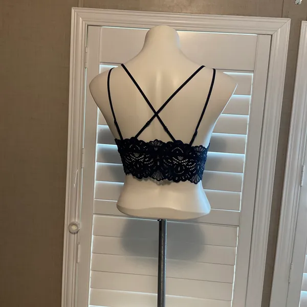 Lace Bra Black Size M - Image 3