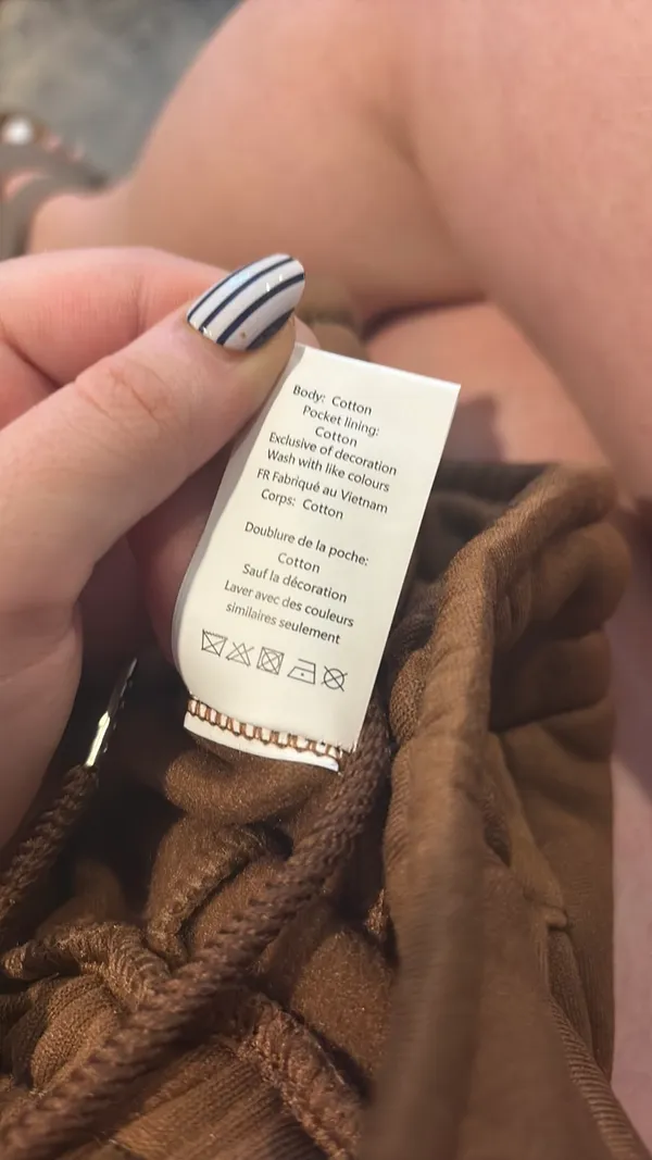 Brown Alo Sweatpants Yoga - Image 3