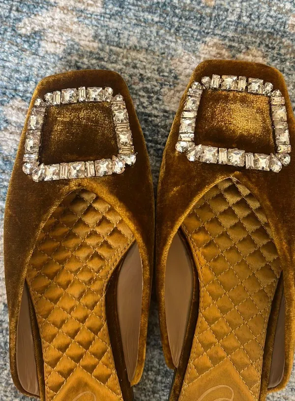Sam Edelman Velvet Mules - Image 2