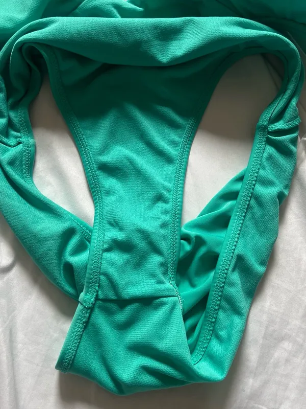 Teal Cutout One-Piece Swimsuit - Image 4