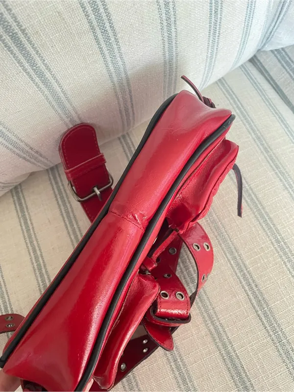 Free People High Speed Crossbody Bag in Red Lip - Image 9