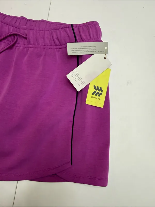 all in motion Purple Athletic Drawstring Skort size XS - Image 4