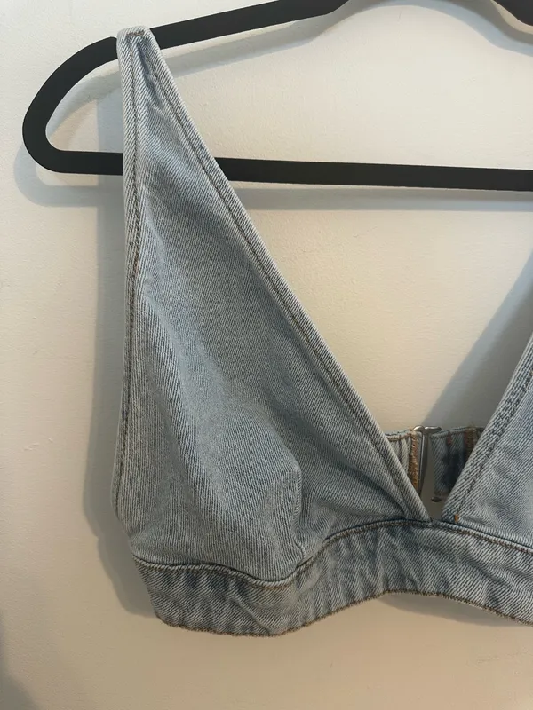 Target Denim Bra Top - Image 2