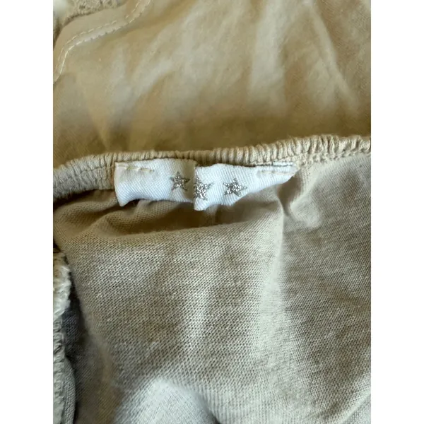 Miss Only Italy Beige Crochet Lace‎ V-Neck Camisole Boho Cotton Tank Top 89023 - Image 5