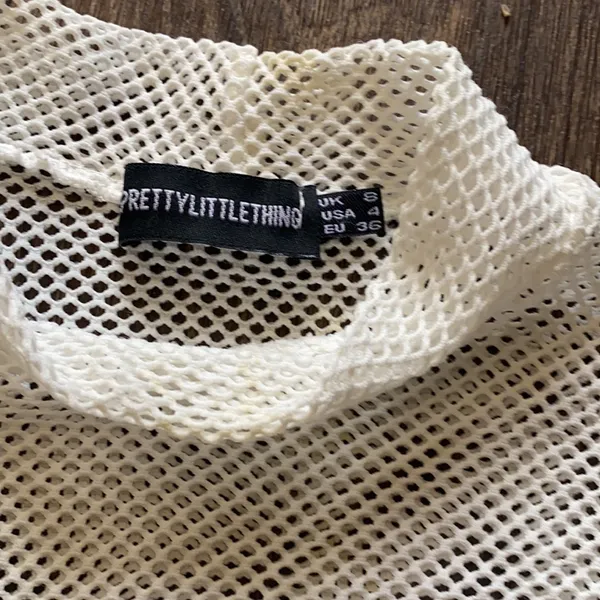 White Mesh Top - Image 3