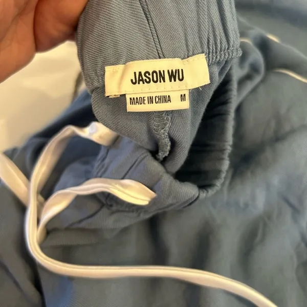 Jason Wu Blue Lounge Set with White Details - Image 2