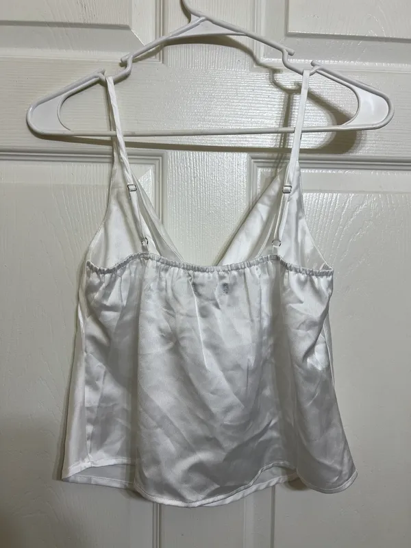 White Cowls Life Satin Cami - Image 6