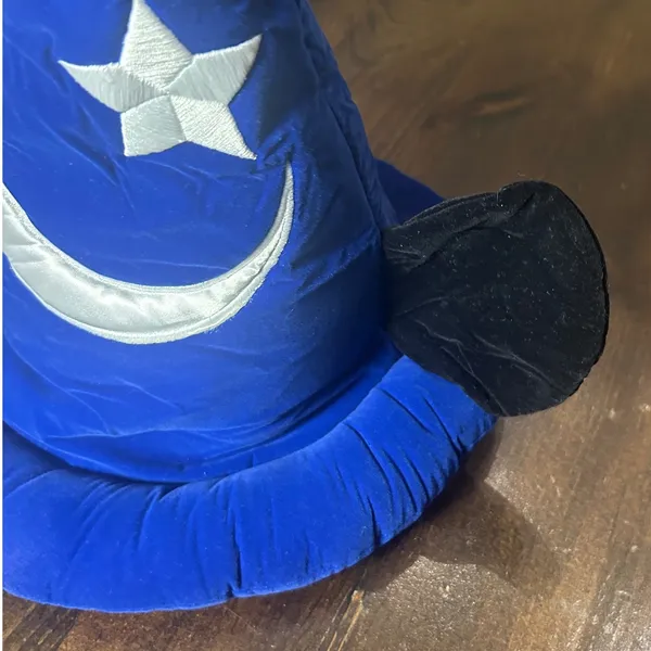 Vintage 90s Disney Parks Sorcerer Mickey Fantasia Wizard Hat Ears Disneyland - Image 2