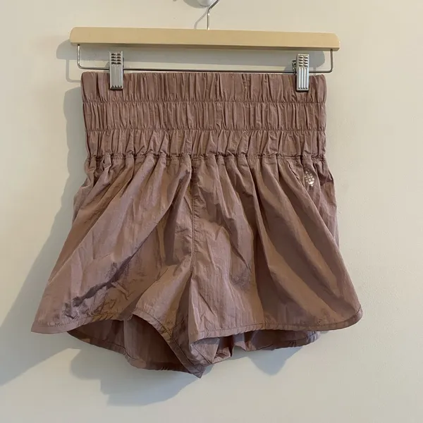 Free People Movement The Way Home Athletic Shorts In Mauve Size Small - Image 3