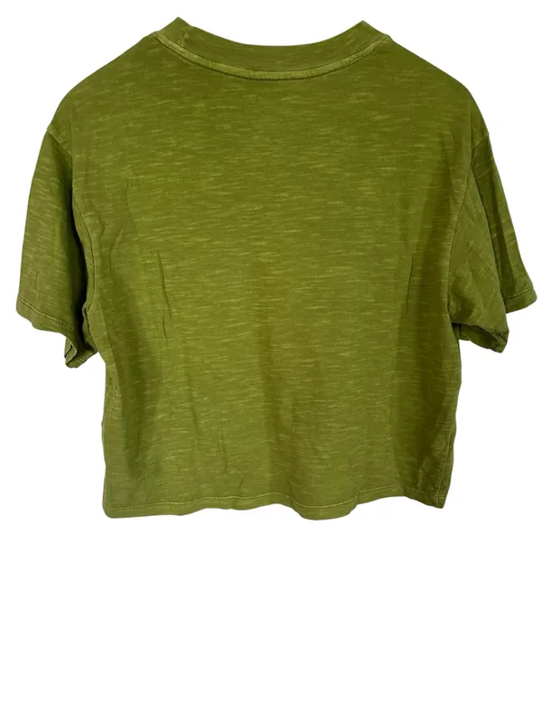 Universal Threads Olive Crop Crew Tee - Image 3