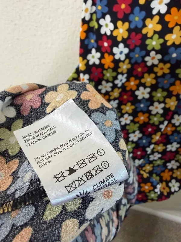 Reformation Marlow Danica Floral Mini Dress Side Slit Retro Womens Size S - Image 7
