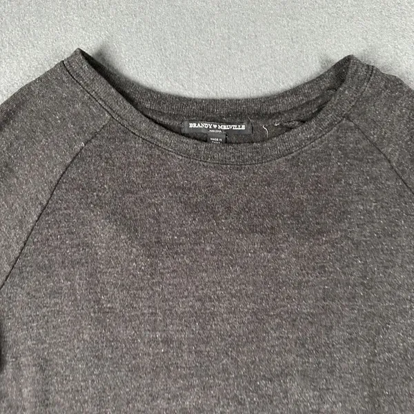 Brandy Melville Womens One Size‎ Gray Long Sleeve Crew Neck Pullover Sweater - Image 4