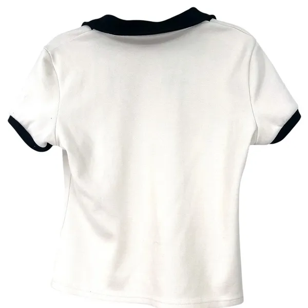 STAUD M Volley Polo Golf Tennis Core V-neck short sleeves Top Preppy Luxury Tee - Image 6