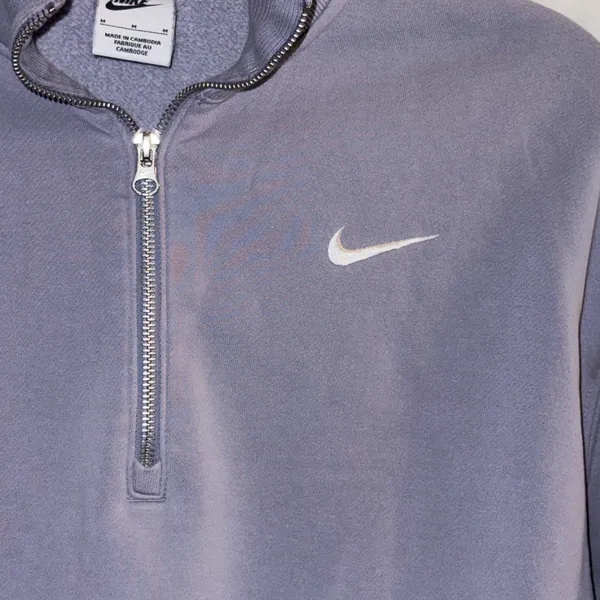 Nike Sportswear Phoenix Fleece 1/4 zip cropped sweatshirt - Image 8