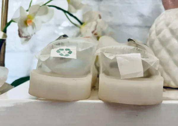 Top Moda White Jelly Slip Ons - Image 6