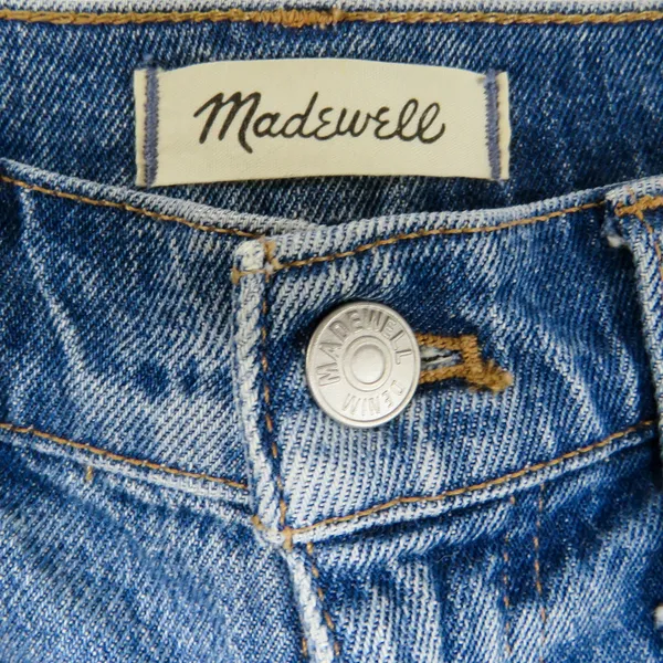 Madewell The High-Rise Slim Boy Jean Size 26 Skinny Straight Leg Jeans - Image 8