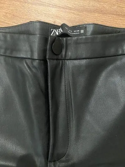 ZARA Leather Pants - Image 3