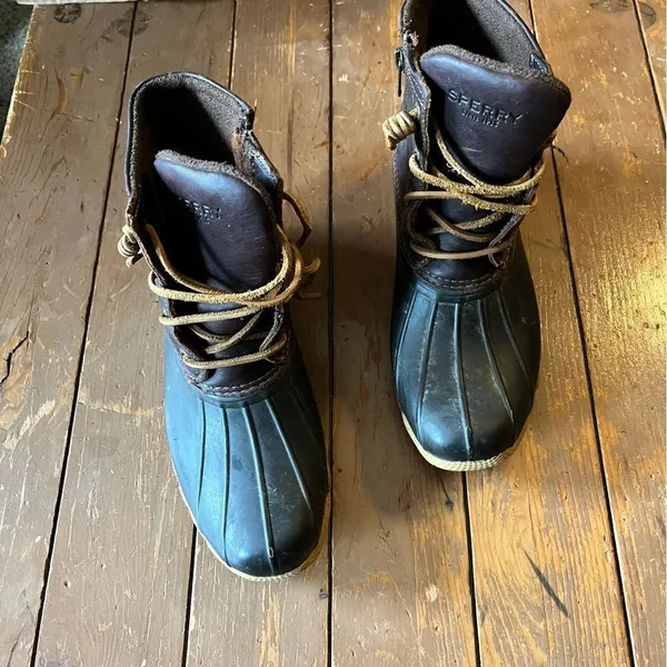 Sperry Leather Upper Duck Boots - Image 8