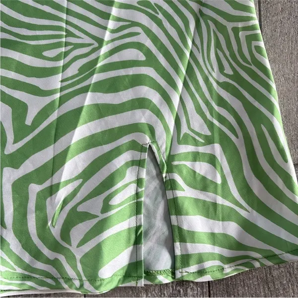 Princess Polly Size 8 Green Mini-Dress. - Image 4